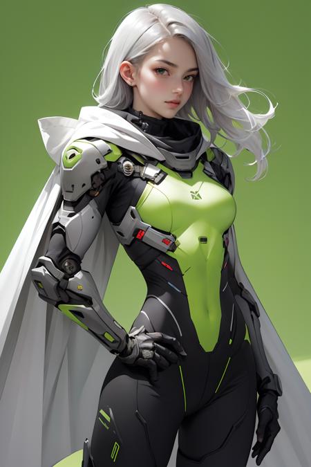 394298-346621227-absurdres,1girl BREAK android,(grey cybersuit),(black upper armor),mechanical arms,machinery,prosthesis,solo,silver hair,long ha.png